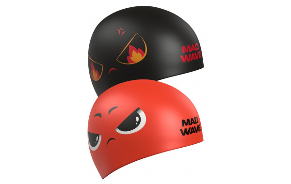 Силиконовая шапочка Mad Wave Reverse Angry M0554 34 0 00W Красный 600_380