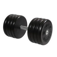 Гантель классик MB Barbell с вращающейся ручкой 45 кг MB-FdbEM-B45