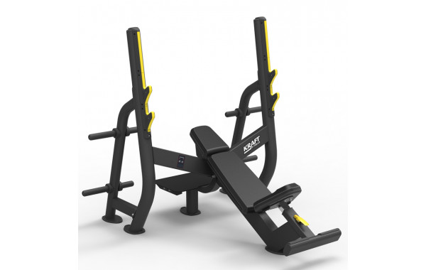 Олимпийская наклонная скамья Kraft Fitness линия TWIN KFOIBY 600_380