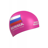 Силиконовая шапочка Mad Wave Swimming team M0558 18 0 11W Розовый