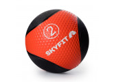 Медицинский мяч 2 кг SkyFit SF-MB2k черный-красный