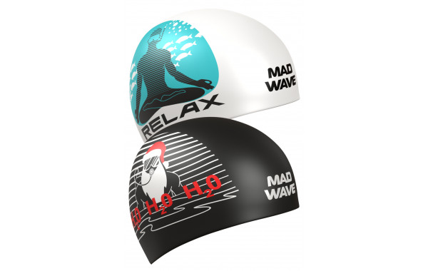 Силиконовая шапочка Mad Wave Reverse Diver M0554 35 0 00W Белый 600_380