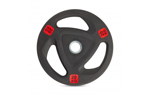Диск 51мм обрезиненный с 3-мя хватами 20кг VictoryFit VF-ST51200 600_380