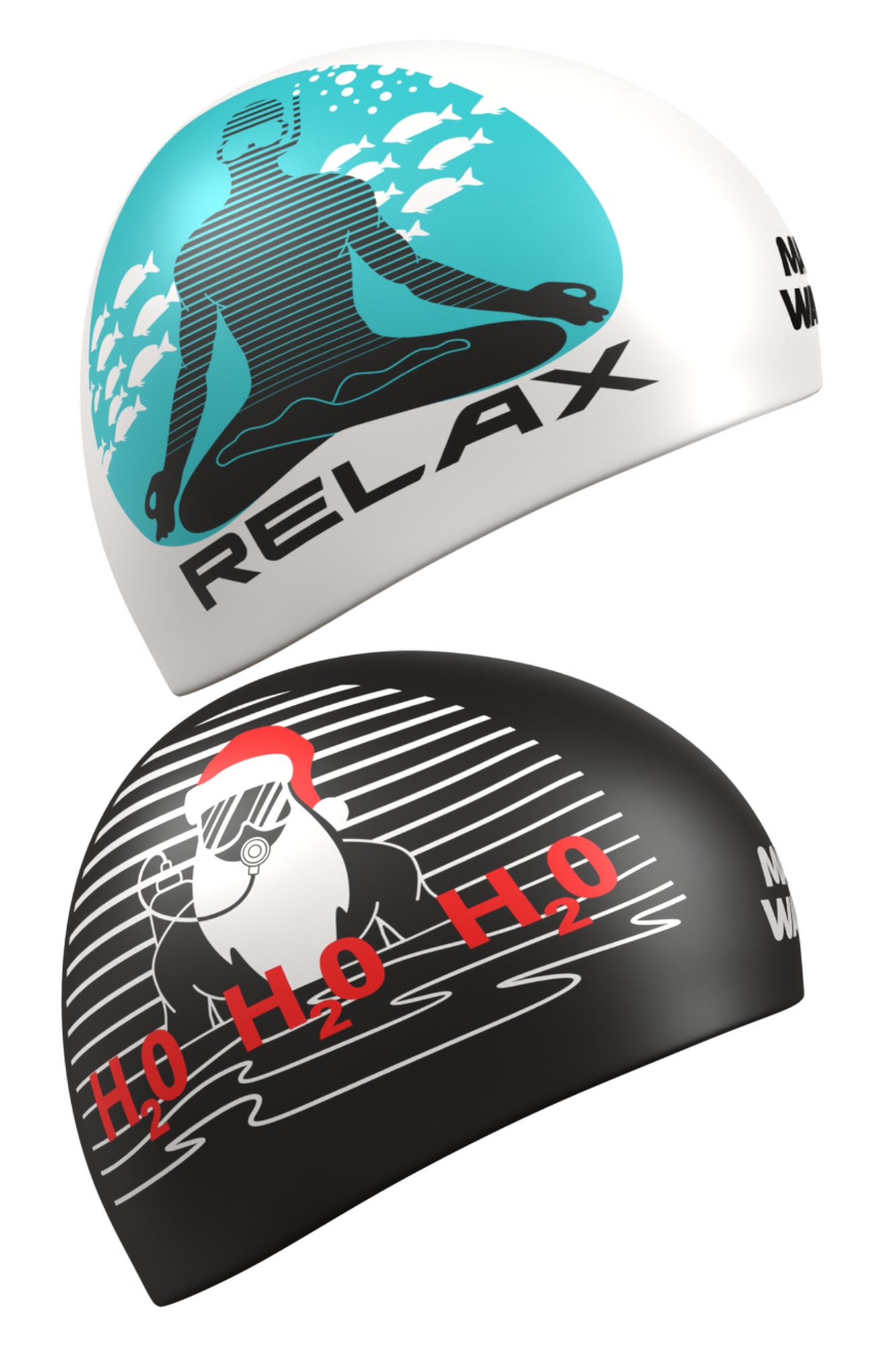 Силиконовая шапочка Mad Wave Reverse Diver M0554 35 0 00W Белый 1333_2000