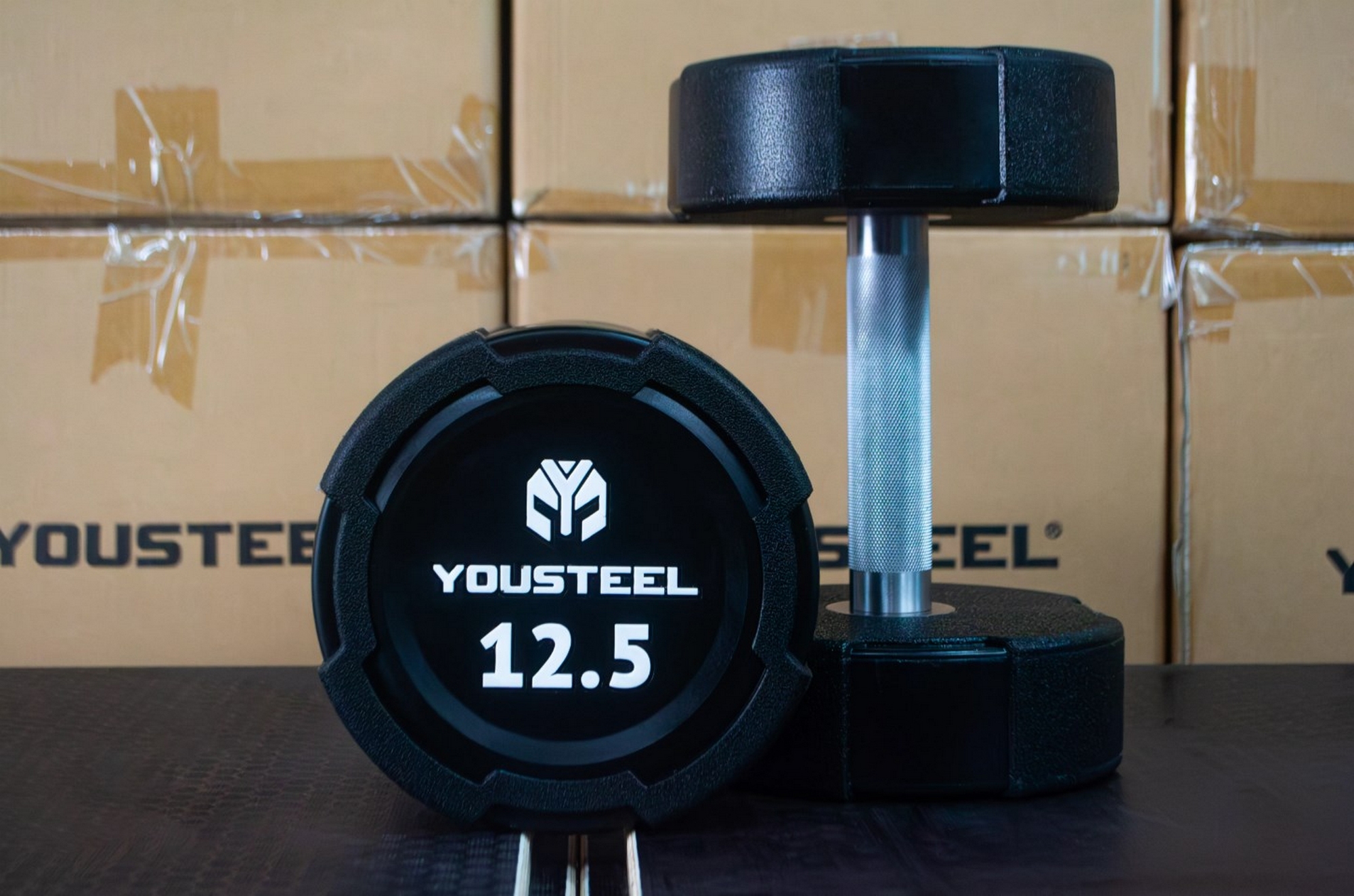 Гантель EVO 12,5кг полиуретановая YouSteel 2000_1324