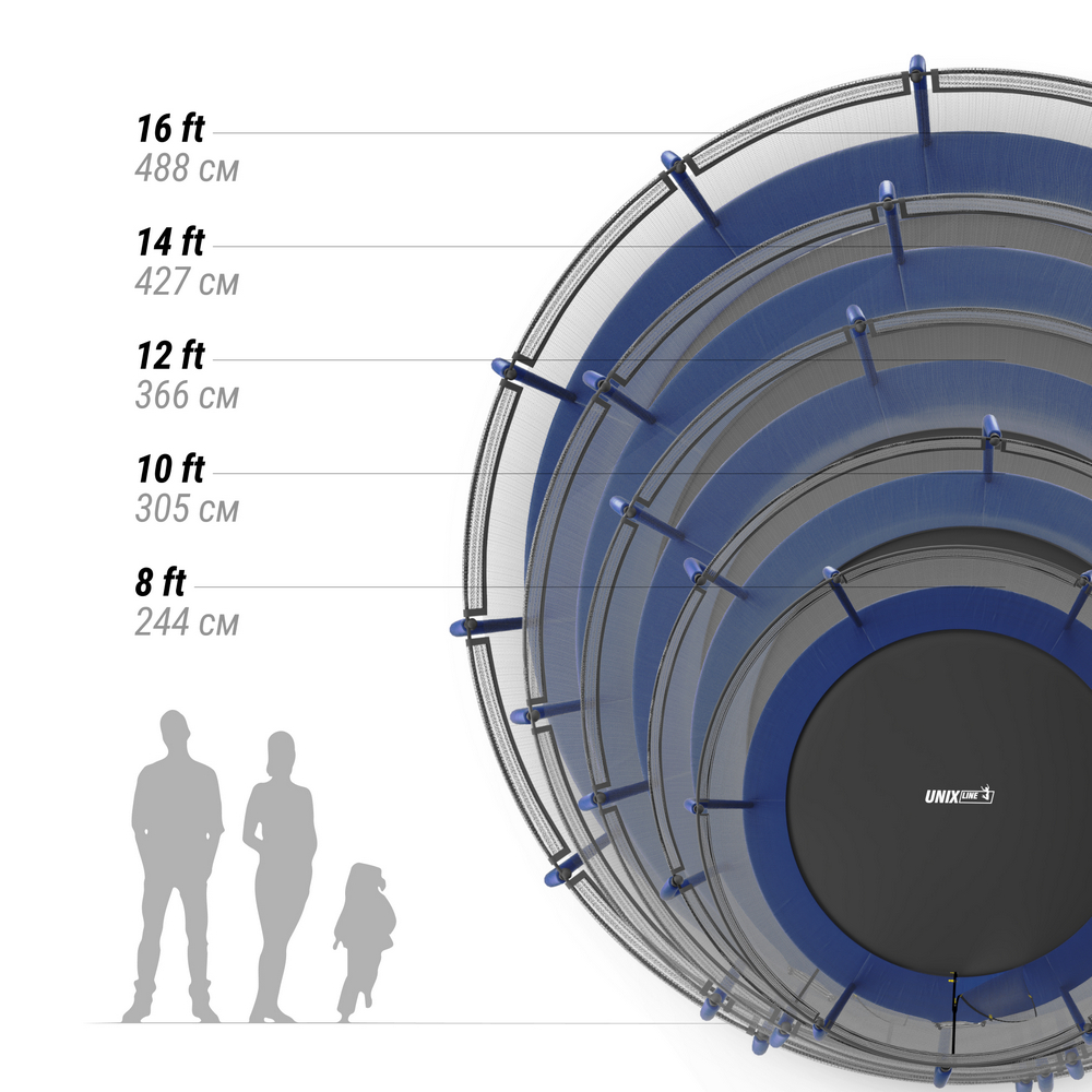 Батут Unix Line SUPREME BASIC 14 ft (blue) TRUSUB14BL 1000_1000