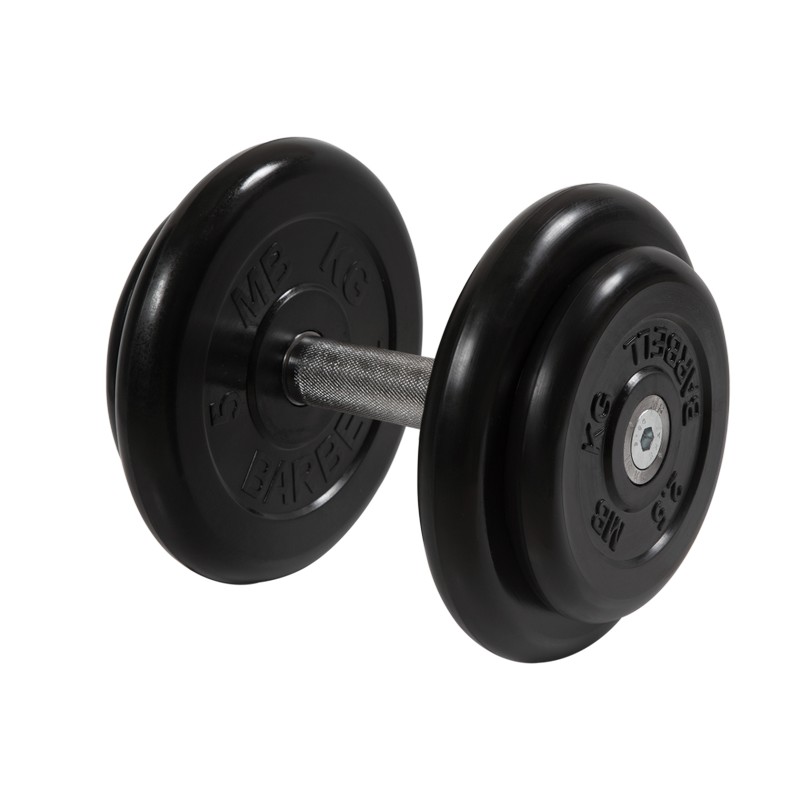 Гантель Профи с вращающейся ручкой, 16 кг MB Barbell MB-FdbM-B16 800_800