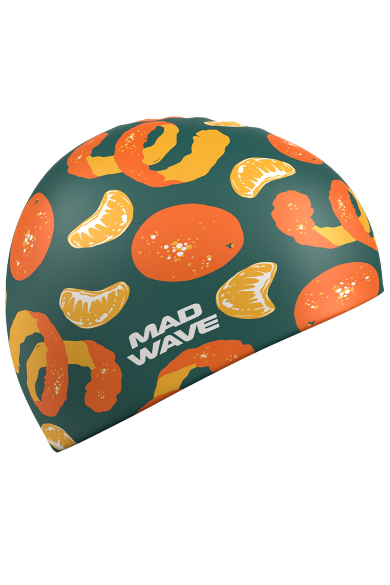 Силиконовая шапочка Mad Wave Happy New Year M0554 66 0 10W Зеленый 1333_2000