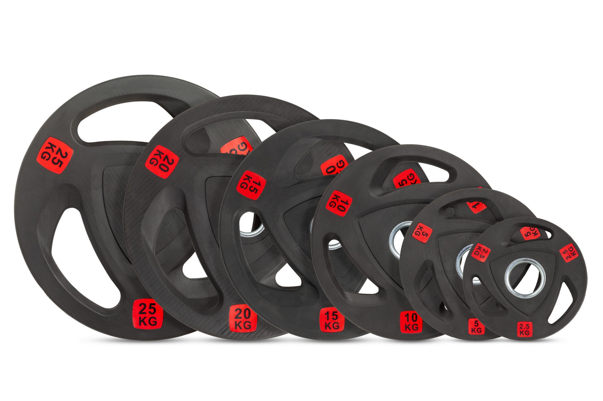 Диск 51мм обрезиненный с 3-мя хватами 25кг VictoryFit VF-ST51250 2000_1333