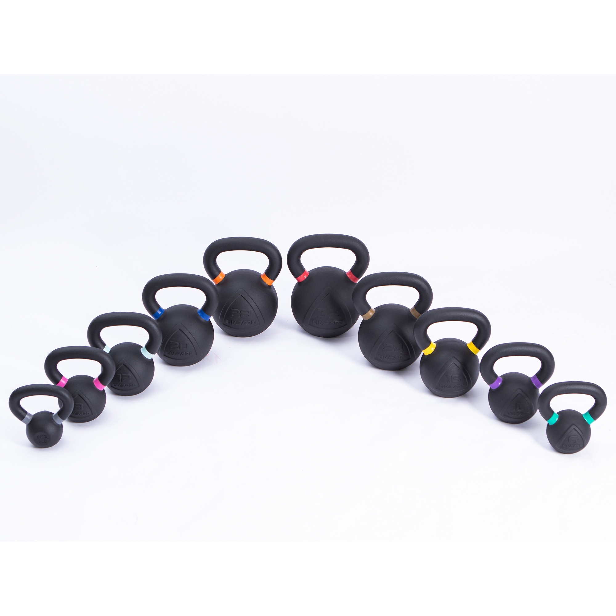 Чугунная гиря 28кг Live Pro Kettlebell LP8049-28 2000_2000