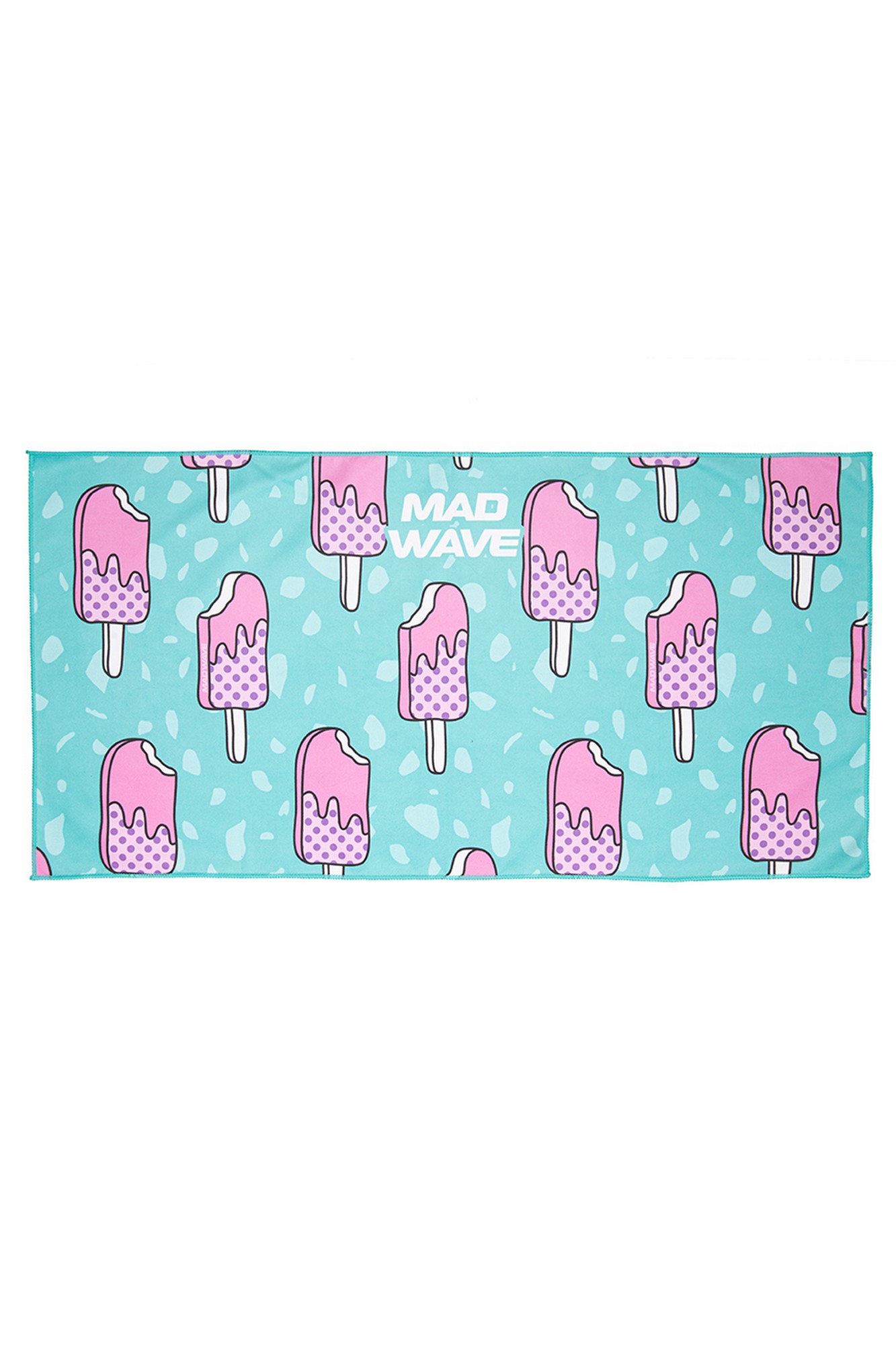 Полотенце из микрофибры Mad Wave Ice Cream M0763 03 1 00W бирюзовый 1333_2000