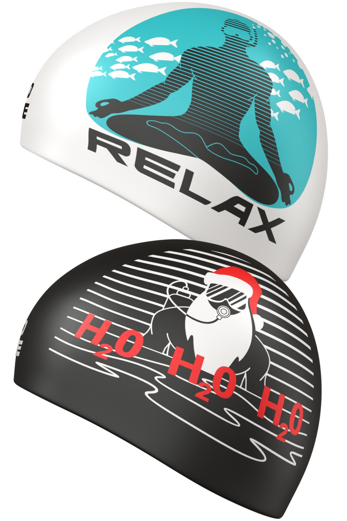 Силиконовая шапочка Mad Wave Reverse Diver M0554 35 0 00W Белый 1333_2000