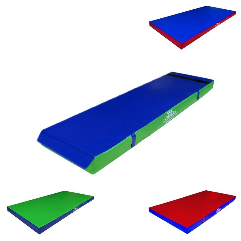 Мат гимнастический 200х50х10 винилискожа-велькро (холлослеп/холлофайбер) Dinamika ZSO-001329 800_800