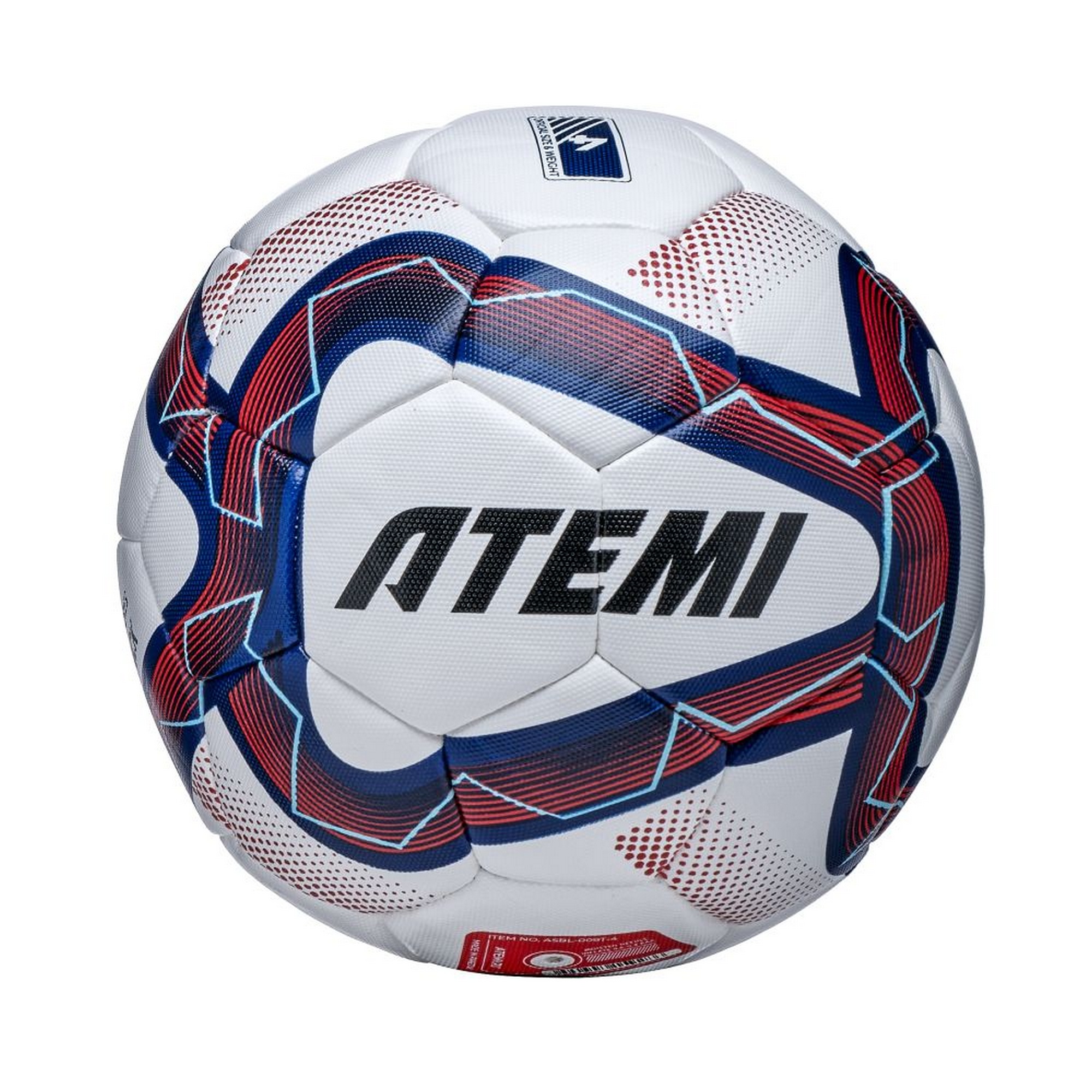 Мяч футбольный Atemi Attack Match Hybrid stitching ASBL-009T-4 р.4 2000_2000