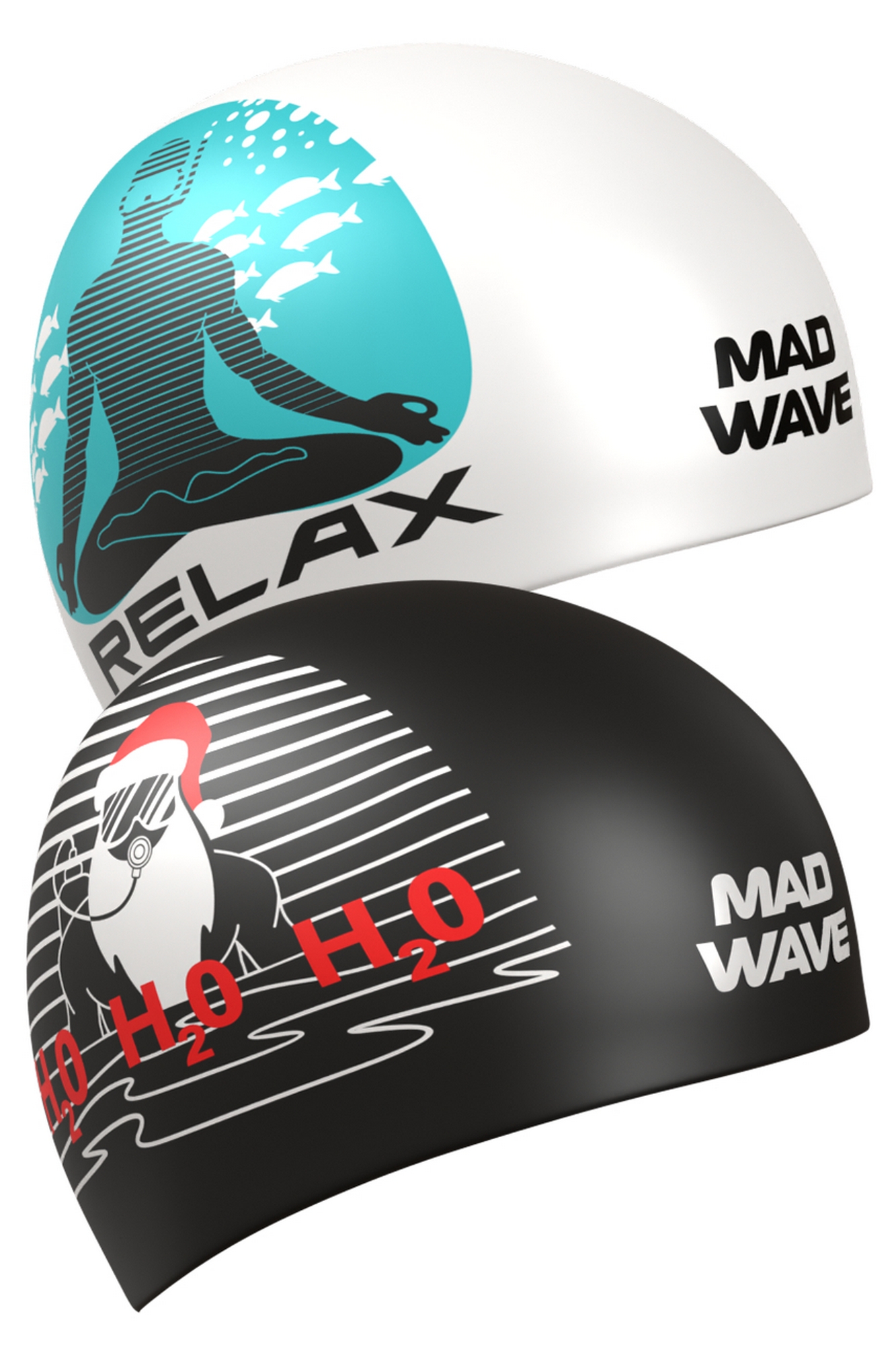 Силиконовая шапочка Mad Wave Reverse Diver M0554 35 0 00W Белый 1333_2000