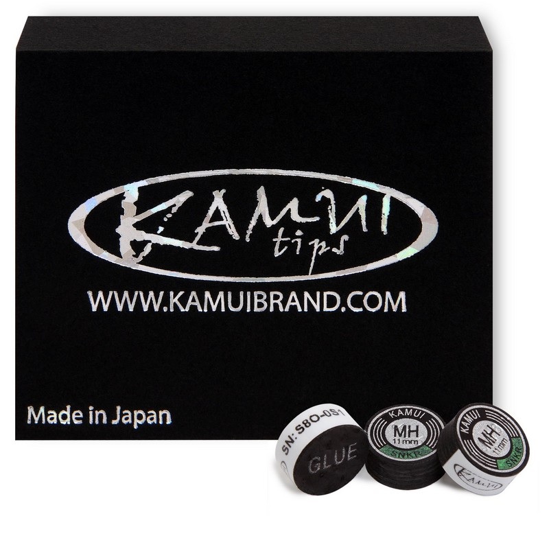 Наклейка для кия Kamui Snooker Black d11мм M\H 1шт 05328 800_800