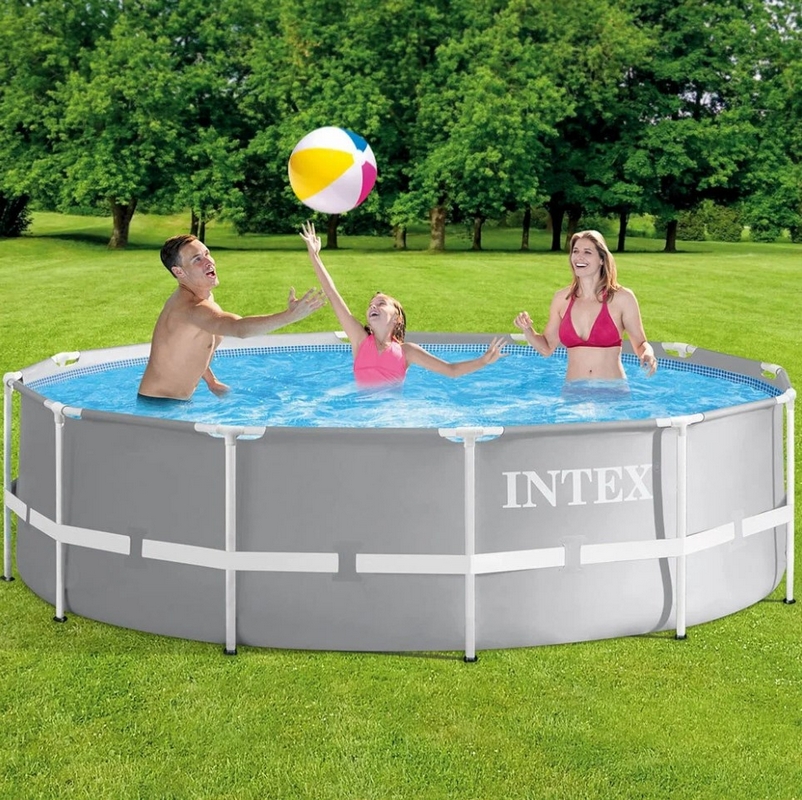 Каркасный бассейн 305x99см Intex Prism Frame 26706SC (фильтр) 802_800