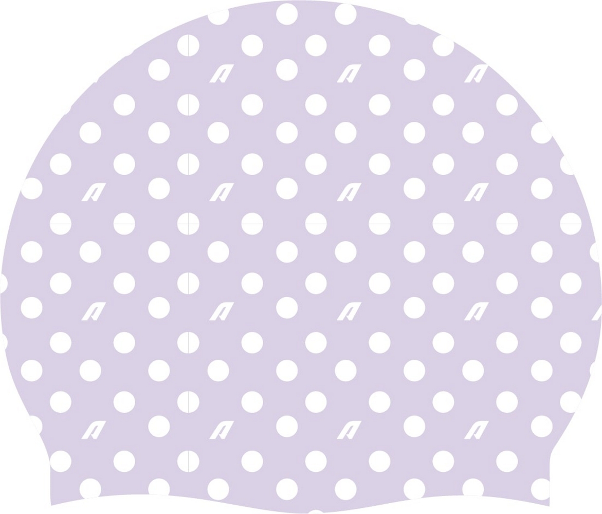Шапочка для плавания Atemi silicone cap Point violet TSC1PV Принт 1171_1000