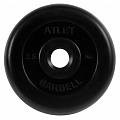 Диск обрезиненный d26мм MB Barbell MB-AtletB26-2,5 2,5кг черный 120_120